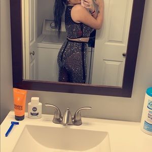 Rhinestone 2 piece set